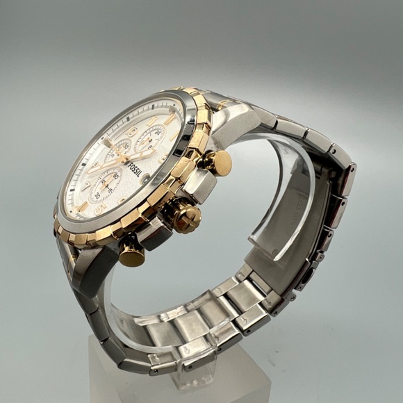 Man’s Fossil Two Tone Multi Function Quartz Watch - Picture 3 of 6